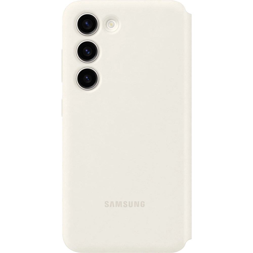Husa Agenda Smart View Wallet Crem SAMSUNG Galaxy S23
