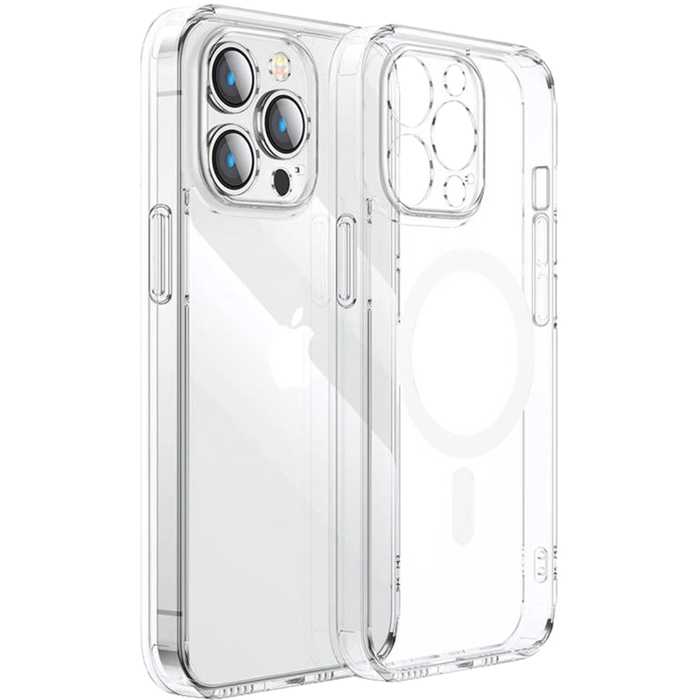 Husa Capac Spate 14D Magnetic Case Transparent APPLE iPhone 14