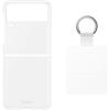 Husa Capac Spate Clear Cu Inel Transparent Samsung Galaxy Z Flip3