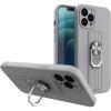 Husa Capac Spate cu Inel Argintiu APPLE Iphone 12 Pro