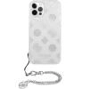 Husa Capac Spate Cu Lant Peony Argintiu APPLE iPhone 12/12 Pro 6.1