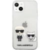 Husa Capac Spate Karl & Choupette Transparent APPLE iPhone 13, iPhone 14