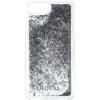 Husa Capac Spate Liquid Glitter Argintiu Apple iPhone 7, iPhone 8