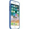 Husa Capac Spate Piele Albastru APPLE iPhone 8
