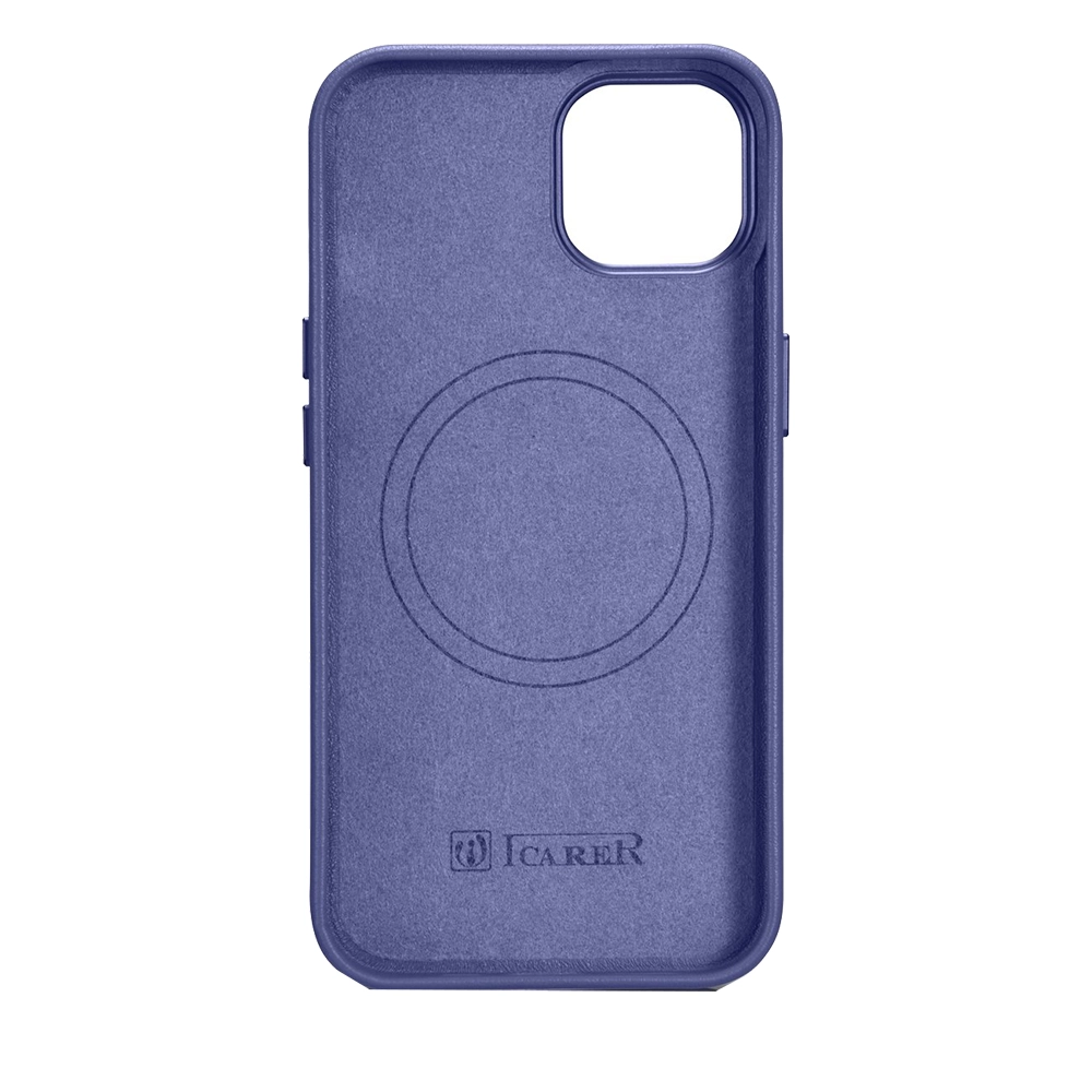 Husa Capac Spate Piele, Compatibila cu MagSafe Light Purple Mov APPLE iPhone 14