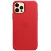 Husa De Protectie Tip Capac Spate Originala Din Piele Product RED Rosu Pentru APPLE iPhone 12 Si 12 Pro