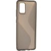 Husa Capac Spate S-Case Flexible Negru SAMSUNG Galaxy A51