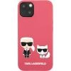 Husa Capac Spate Silicon Karl & Choupette Roz APPLE iPhone 13, iPhone 14