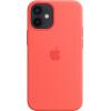 Husa De Protectie Tip Capac Spate Originala Din Silicon Pink Citrus Roz Pentru APPLE Iphone 12 mini