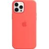 Husa De Protectie Tip Capac Spate Originala Din Silicon Pink Citrus Roz Pentru APPLE Iphone 12 Pro Max