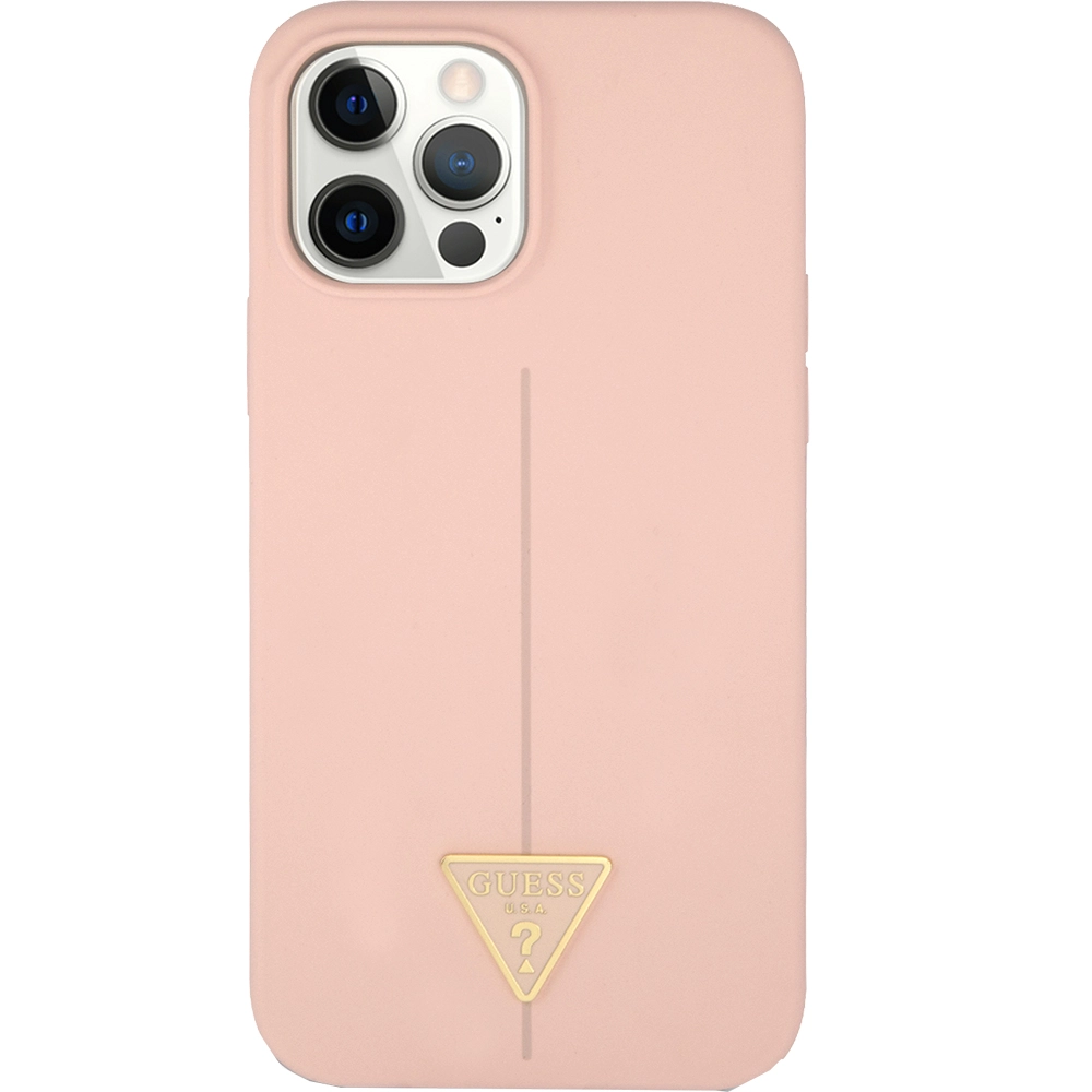 Husa Capac Spate Silicone Triangle Roz APPLE Iphone 14 Pro Max