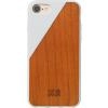 Husa Capac spate Walnut Wood Alb Apple iPhone 7, iPhone 8