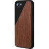 Husa Capac spate Walnut Wood Negru Apple iPhone 7, iPhone 8