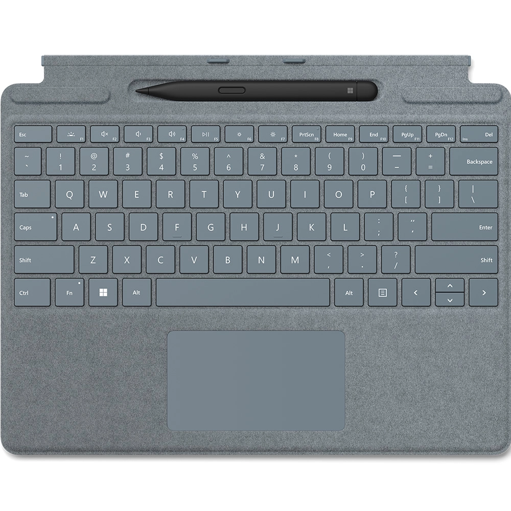 Husa Signature Tastatura si Pen pentru Surface Pro 9/8/X Albastru