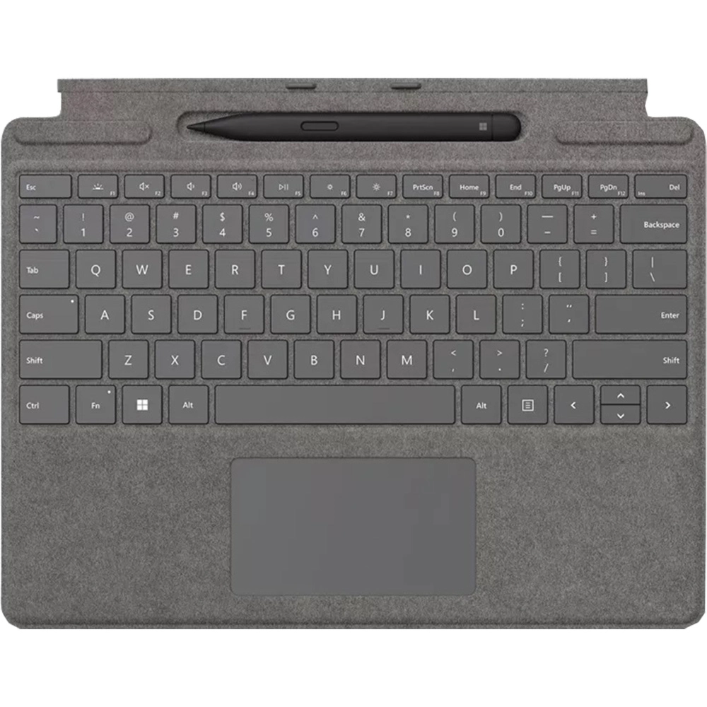 Husa Signature Tastatura si Pen pentru Surface Pro 9/8/X Platinum