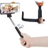 Selfie stick cu telecomanda incorporata