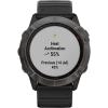 Smartwatch Fenix 6X Sapphire Carbon Gray DLC Si Curea Neagra