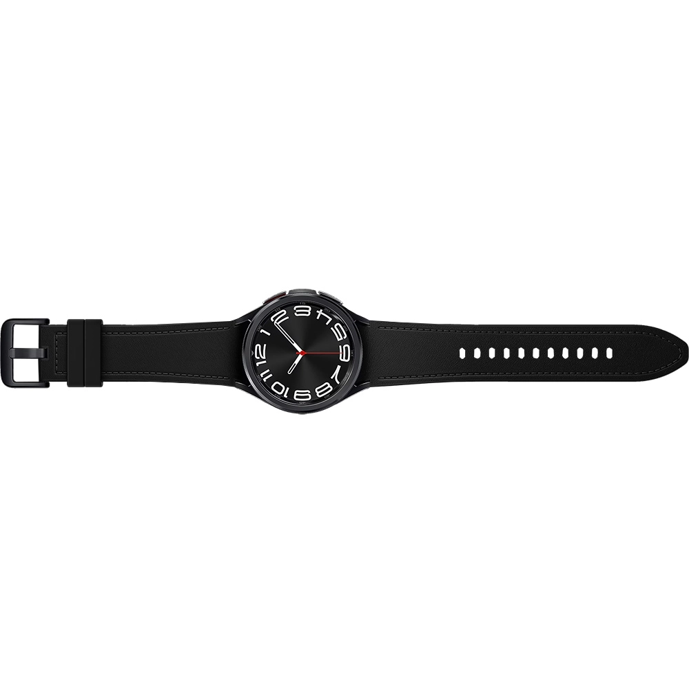 Smartwatch Galaxy Watch 6 Classic Cellular 43 mm carcasa Otel Inoxidabil Graphite Negru