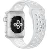 Smartwatch Watch 2 Nike+ Aluminiu Argintiu 38mm Si Curea Silicon Alba Alb