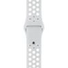 Smartwatch Watch 2 Nike+ Aluminiu Argintiu 38mm Si Curea Silicon Alba Alb