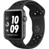Smartwatch Watch 3 Nike+ GPS 42MM Aluminiu Negru Si Curea Sport Negru Gri