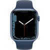 Smartwatch Watch 7 GPS 45mm Aluminiu Blue Si Curea Sport Abyss Blue Albastru