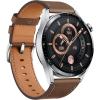 Smartwatch Watch GT3 46mm Otel Inoxidabil Maro si curea de piele