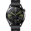 Smartwatch Watch GT3 46mm Otel Inoxidabil si Curea de Silicon Negru