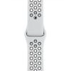 Smartwatch Watch Nike SE 44mm Aluminiu Argintiu Si Curea Sport Pure Platinum Black Argintiu