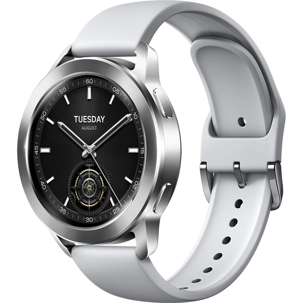 Smartwatch Watch S3 Bluetooth 47 mm carcasa Aluminiu Alb