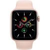 Smartwatch Watch SE 2020 40mm Gold Aluminium Pink Sand Si Curea Sport Rose Gold, GPS - Apple