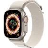 Smartwatch Watch Ultra GPS 49 mm carcasa Titan si Curea L Starlight Alpine Loop Alb