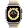 Smartwatch Watch Ultra GPS + Cellular 49 mm carcasa Titan si Curea S/M Yellow/Beige Trail Loop Galben