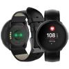 Smartwatch ZeRound 2 HR Premium Negru Si Curea Piele Neagra