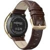 Smartwatch ZeRound Premium Curea Piele + Curea Silicon Maro