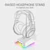 Stand Casti Cu Hub USB Base Station Chroma Headphone Alb