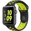 Watch 2 Nike+ Aluminiu Gri 38MM Si Curea Silicon Negru Verde
